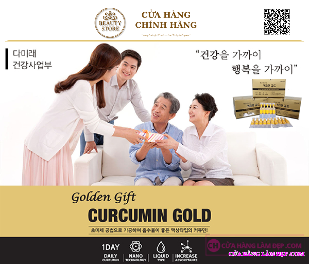 Tinh Chất Nghệ Vàng Golden Gift Nano Curcumin Gold Hàn Quốc