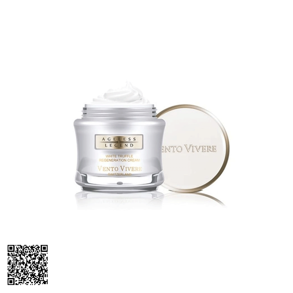Kem White Truffle Regeneration Cream Vento Vivere Phục Hồi Tái Tạo Da Nấm Trắng Thụy Sĩ