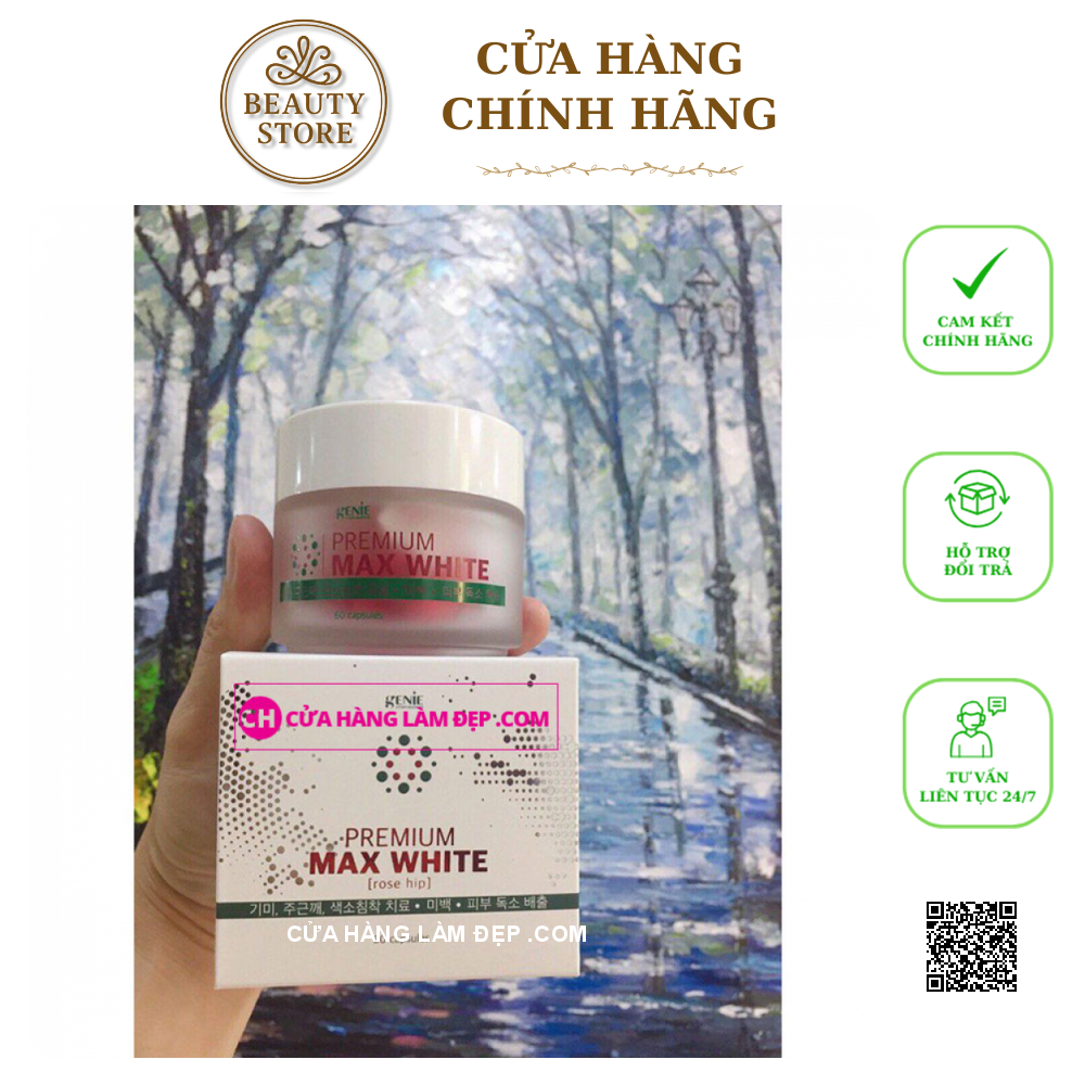 Viên Uống Trắng Da Genie Premium Max White
