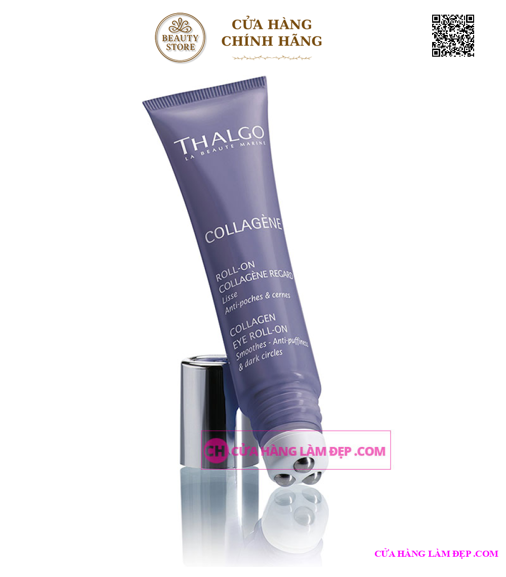 Tinh Chất Bổ Sung Collagen Vùng Mắt 3 Trong 1 Thalgo Collagen Eye Roll-On