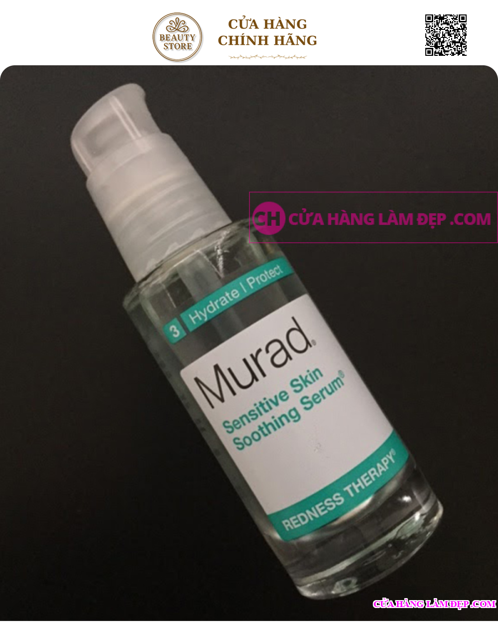 Tinh Chất Dưỡng Ẩm, Làm Dịu Da Kích Ứng Murad Sensitive Skin Soothing Serum