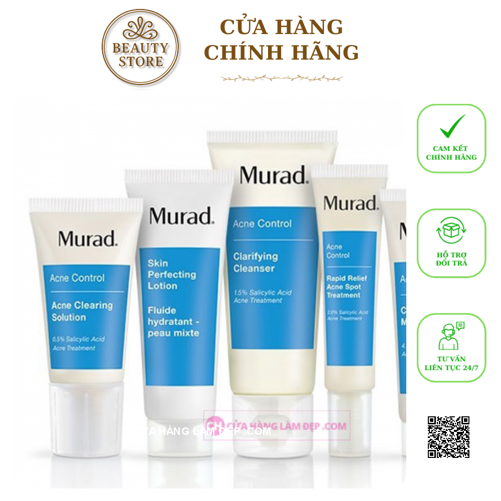 Sữa Tắm Tẩy Tế Bào Chết, Giảm Mụn Toàn Thân Murad Acne Body Wash