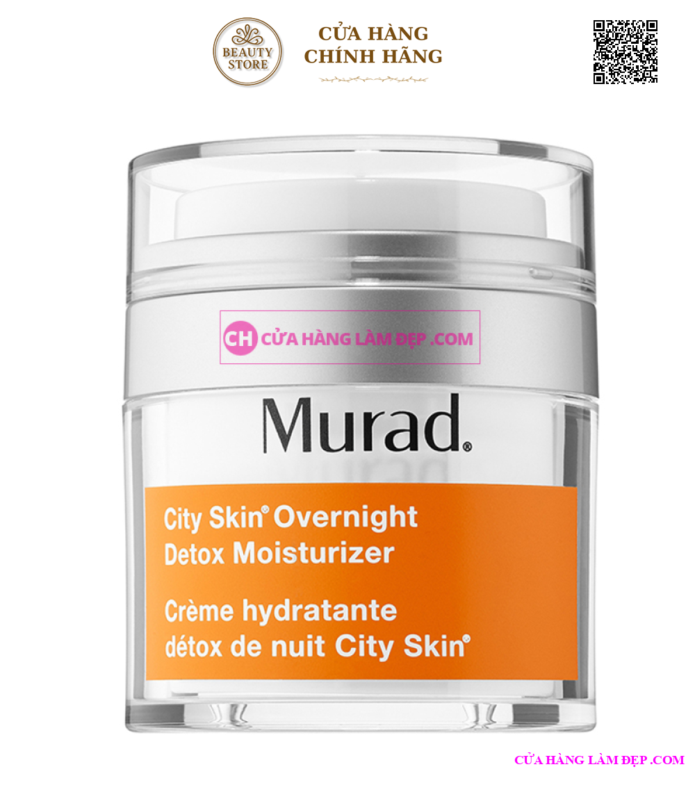 Kem Dưỡng Tái Tạo Và Giải Độc Da Ban Đêm Murad City Skin Overnight Detox Moisturizer