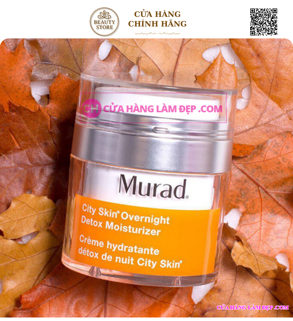 Kem Dưỡng Tái Tạo Và Giải Độc Da Ban Đêm Murad City Skin Overnight Detox Moisturizer