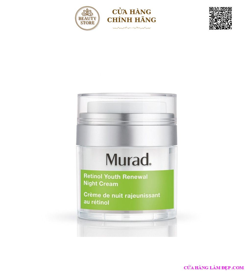 Kem Dưỡng Ban Đêm Hồi Sinh Làn Da Lão Hóa Murad Retinol Youth Renewal Night Cream