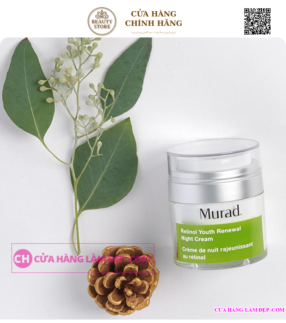 Kem Dưỡng Ban Đêm Hồi Sinh Làn Da Lão Hóa Murad Retinol Youth Renewal Night Cream