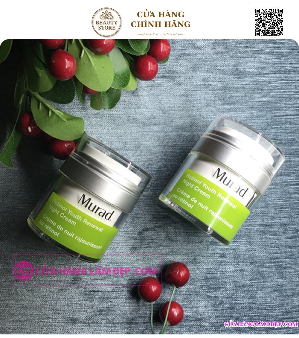 Kem Dưỡng Ban Đêm Hồi Sinh Làn Da Lão Hóa Murad Retinol Youth Renewal Night Cream