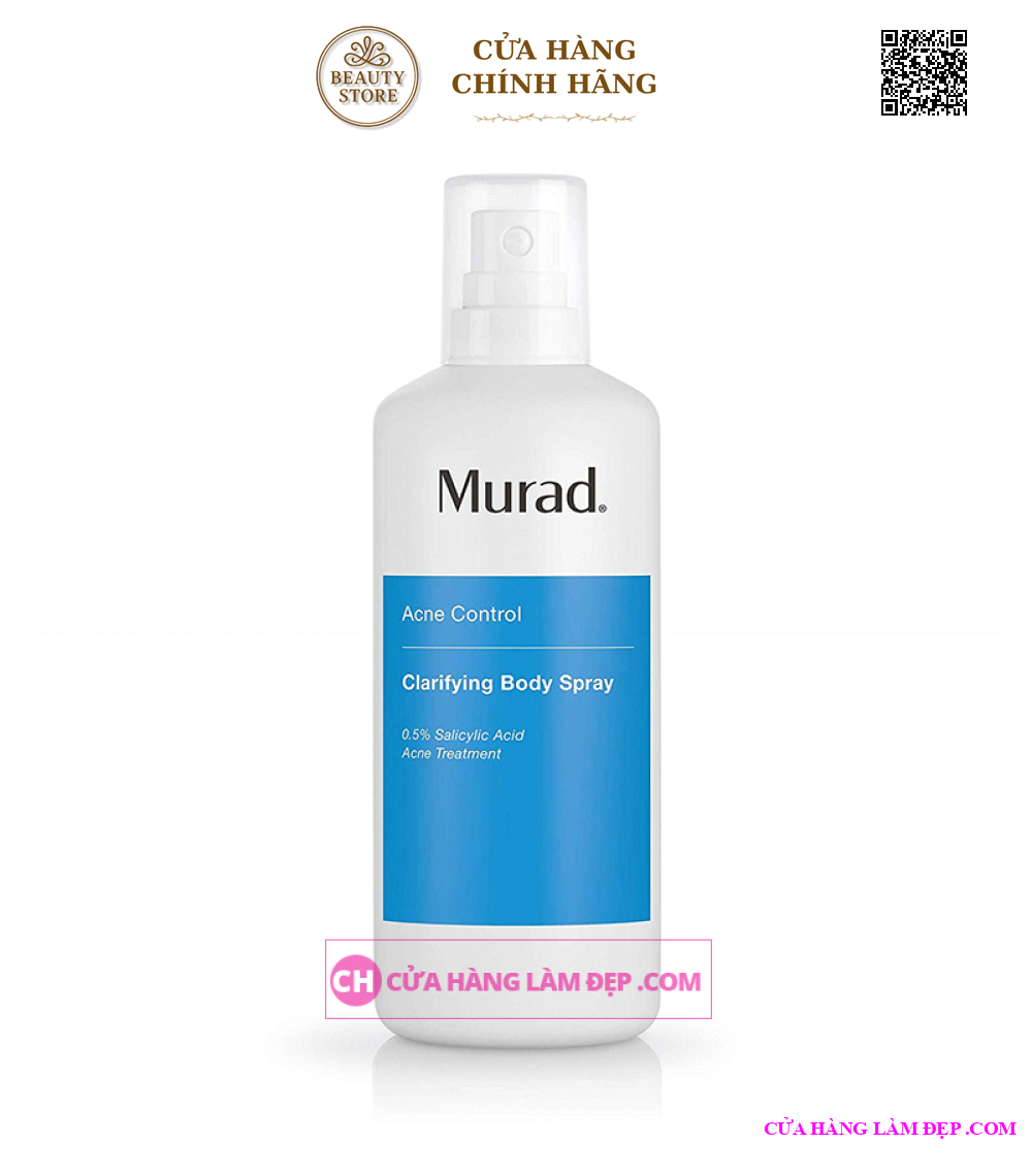 Chai Xịt Giảm Mụn Cơ Thể Và Vi Khuẩn Murad Clarifying Body Spray