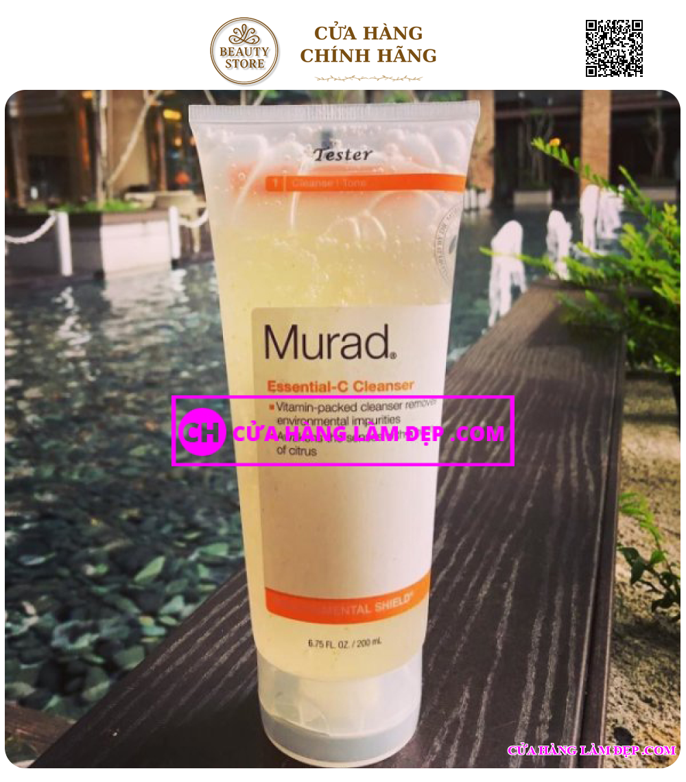 Sữa rửa mặt giúp loại bỏ tạp chất, phục hồi độ ẩm Essential-C Cleanser