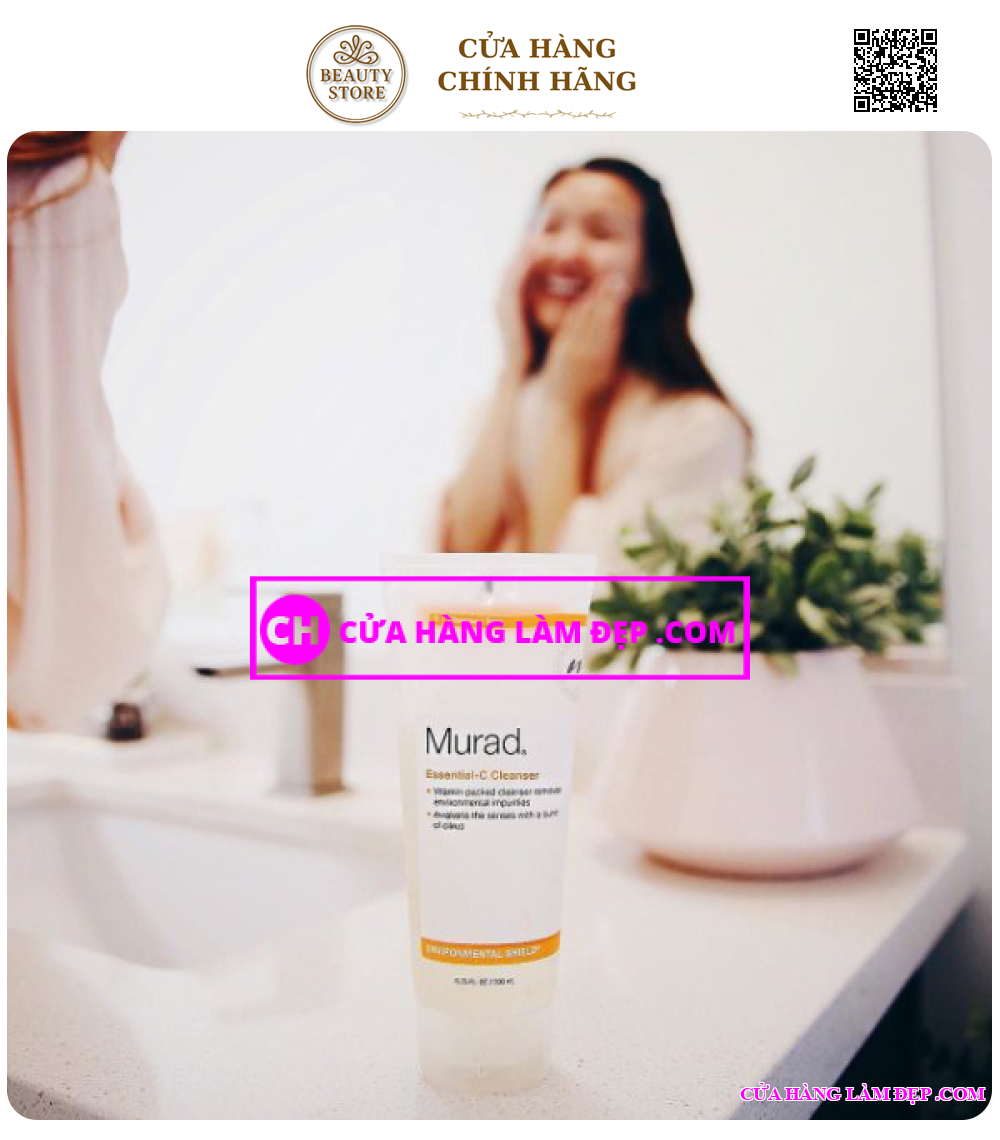 Sữa rửa mặt giúp loại bỏ tạp chất, phục hồi độ ẩm Essential-C Cleanser