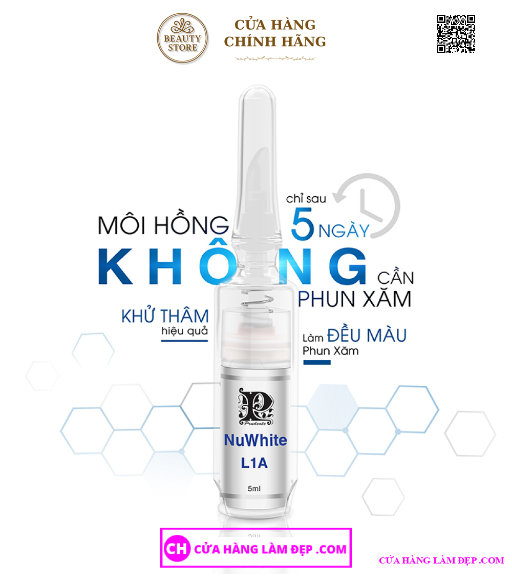 Kem Mờ Thâm Môi Mibiti Prudente Nuwhite L1A