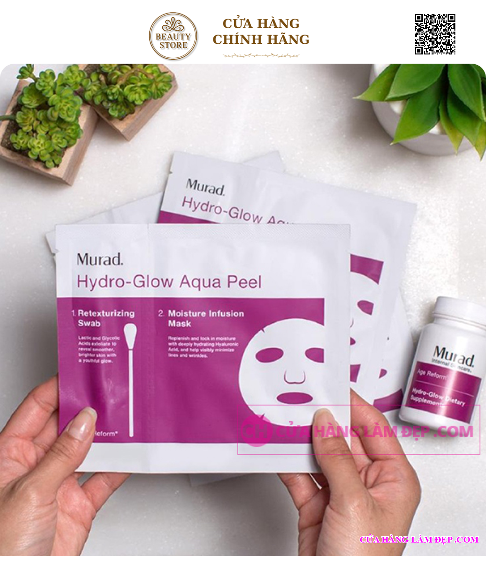 Mặt Nạ Kích Ẩm Hồi Sinh Da Murad Hydro-Glow Aqua Peel