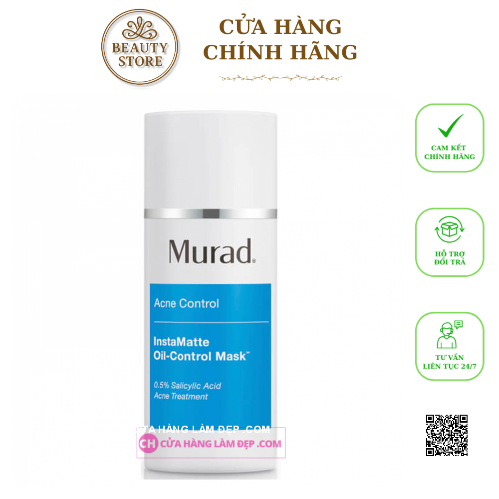 Mặt Nạ Làm Sạch Sâu, Loại Bỏ Bã Nhờn Murad Instamatte™ Oil-Control Mask