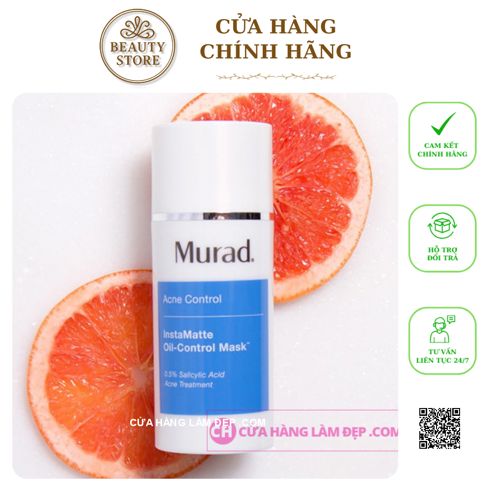 Mặt Nạ Làm Sạch Sâu, Loại Bỏ Bã Nhờn Murad Instamatte™ Oil-Control Mask
