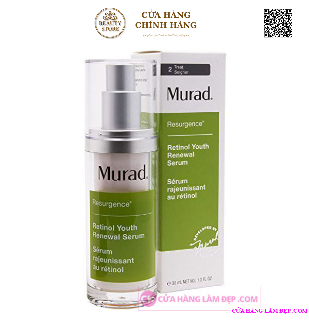 Tinh Chất Tái Tạo Và Trẻ Hóa Da Murad Resurgence Retinol Youth Renewal Serum 30ml