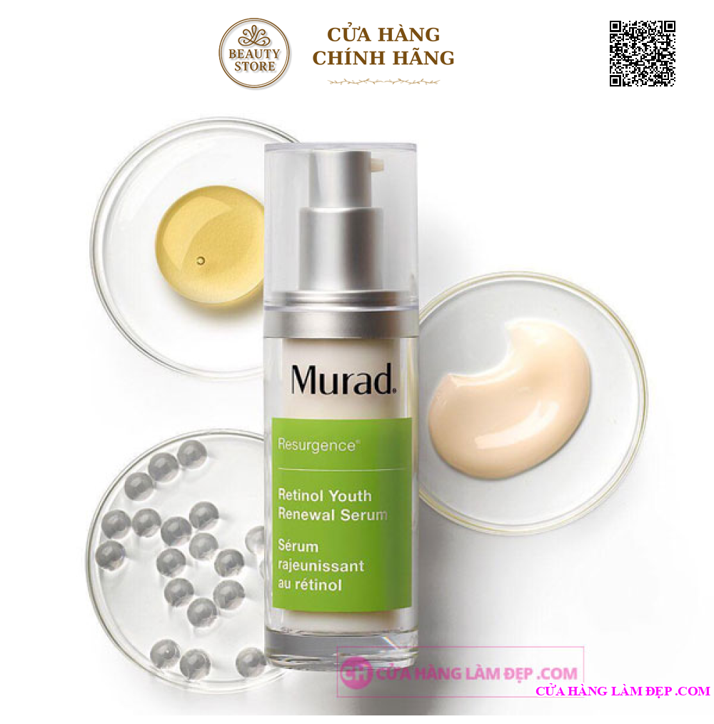 Tinh Chất Tái Tạo Và Trẻ Hóa Da Murad Resurgence Retinol Youth Renewal Serum 30ml
