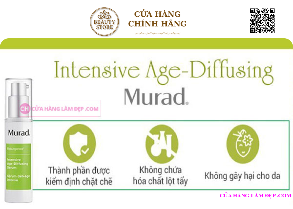 Serum Nâng Cơ, Chống Loã Hoá Murad Intensive Age-Diffusing Serum