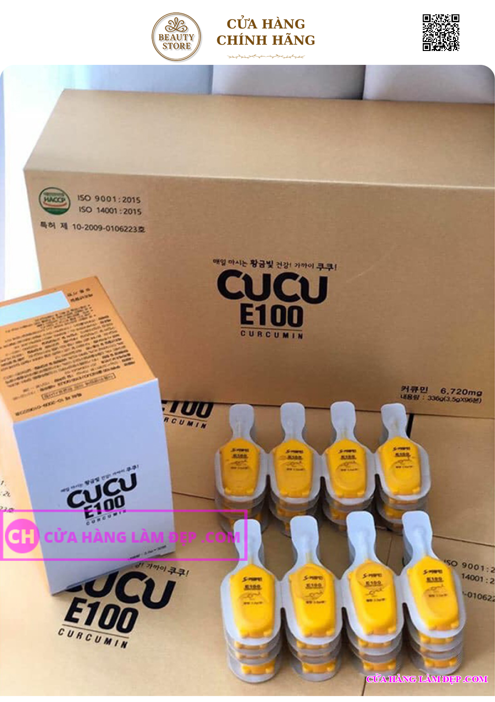 Tinh nghệ Nano Cucu E100 Curcumin Hàn Quốc