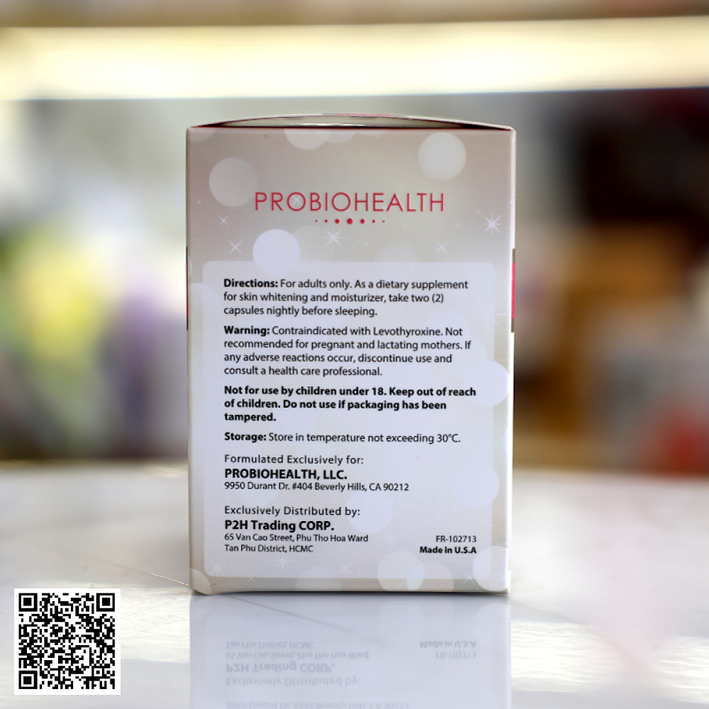 Viên Uống Trắng Da Men Vi Sinh Probio White 60 Viên Của Mỹ