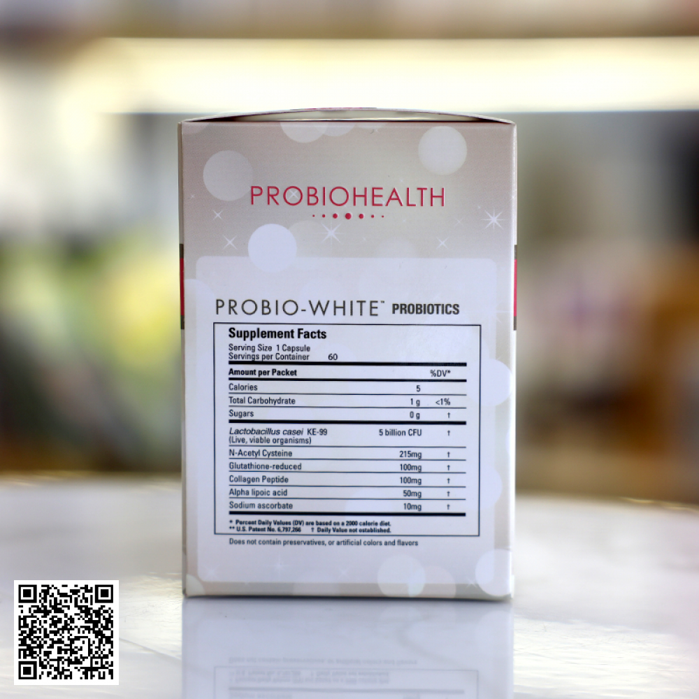 Viên Uống Trắng Da Men Vi Sinh Probio White 60 Viên Của Mỹ