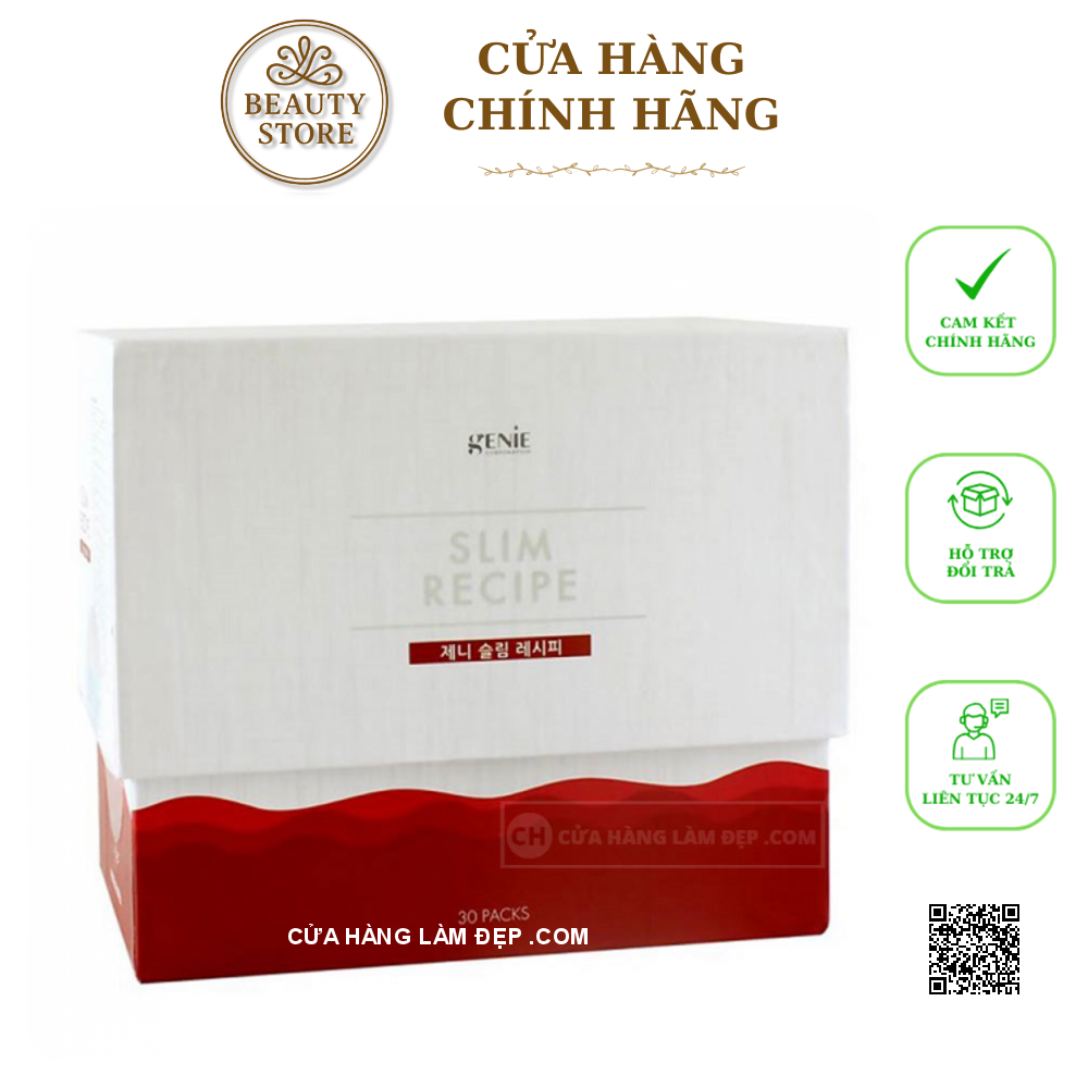 Viên Uống Giảm Cân Genie Slim Recipe mẫu mới 2019