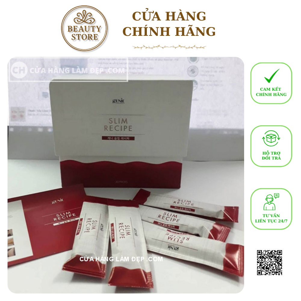 Viên Uống Giảm Cân Genie Slim Recipe mẫu mới 2019
