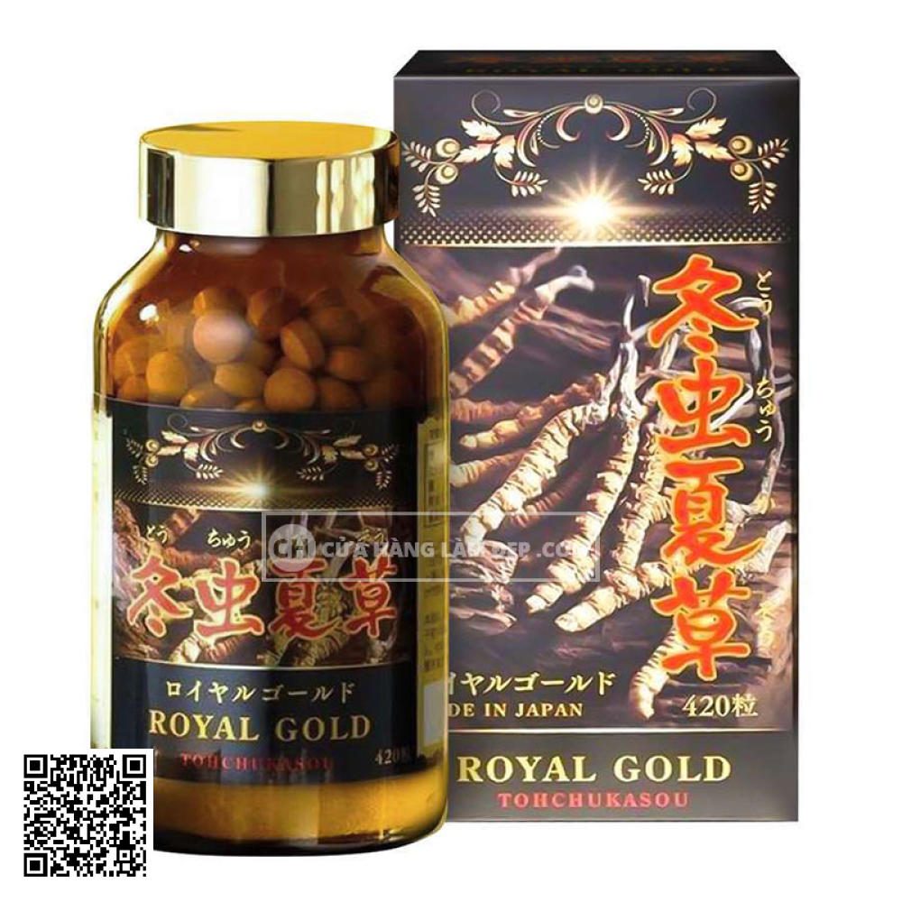 Viên Đông Trùng Hạ Thảo Tohchukasou Royal Gold Nhật Bản