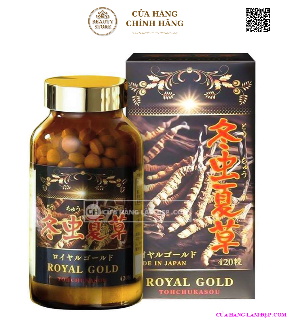 Viên Đông Trùng Hạ Thảo Tohchukasou Royal Gold Nhật Bản