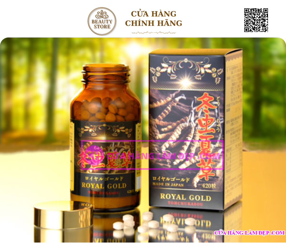 Viên Đông Trùng Hạ Thảo Tohchukasou Royal Gold Nhật Bản