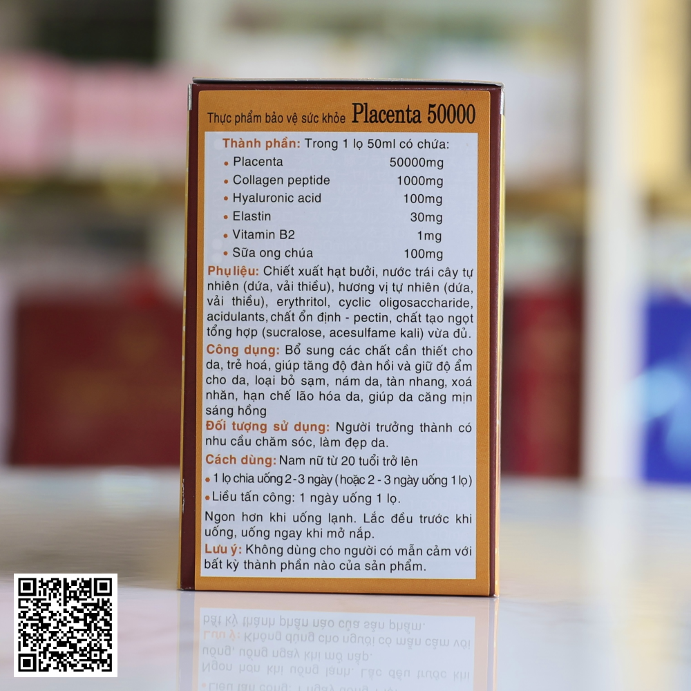 Nước Uống Trắng Da Mờ Nám Kaza Placenta 50000mg Nhật Bản