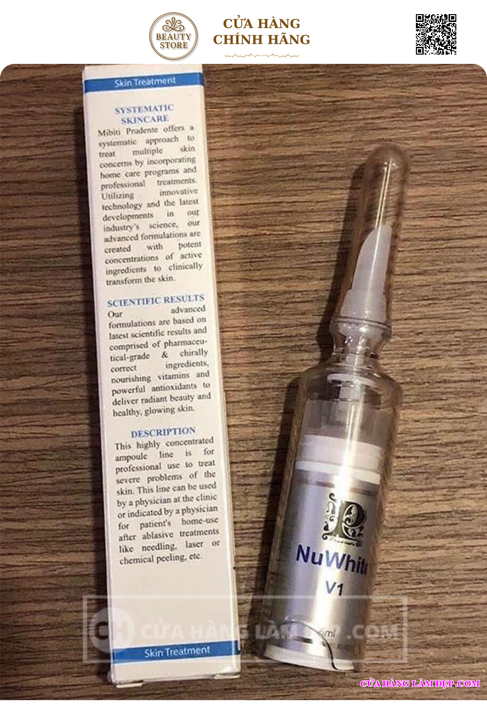 Kem Trẻ Hóa Và Làm Hồng Vùng Kín NuWhite V1 Mibiti Prudente USA