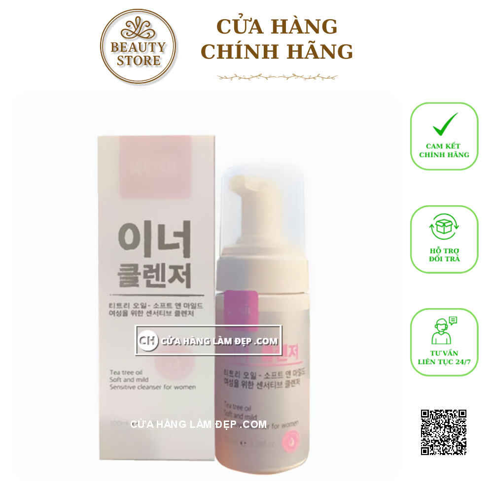 Dung Dịch Vệ Sinh Phụ Nữ Genie Tea Tree Oil Soft And Mild Sensitive Cleanser For Women
