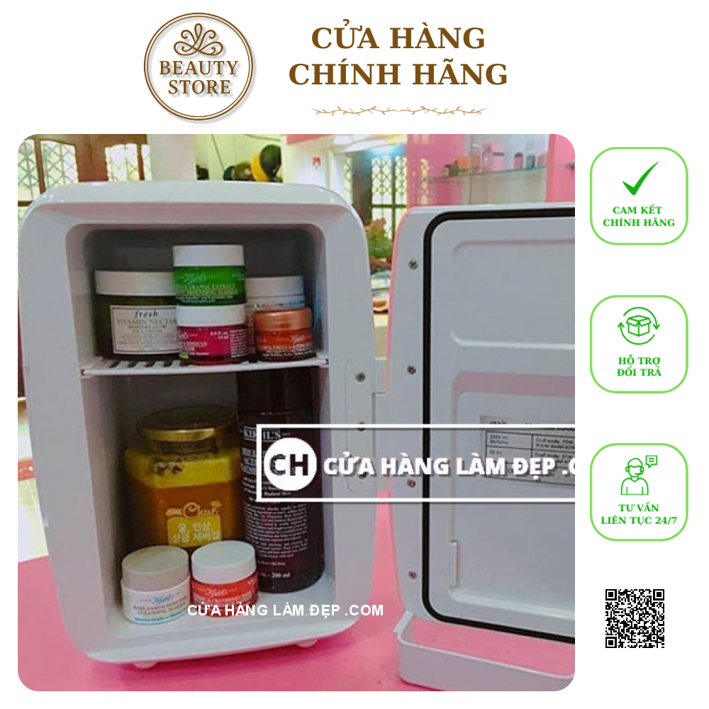 Tủ Lạnh Sóng Âm Genie 6 Lít Bảo Quản Mỹ Phẩm Tối Ưu