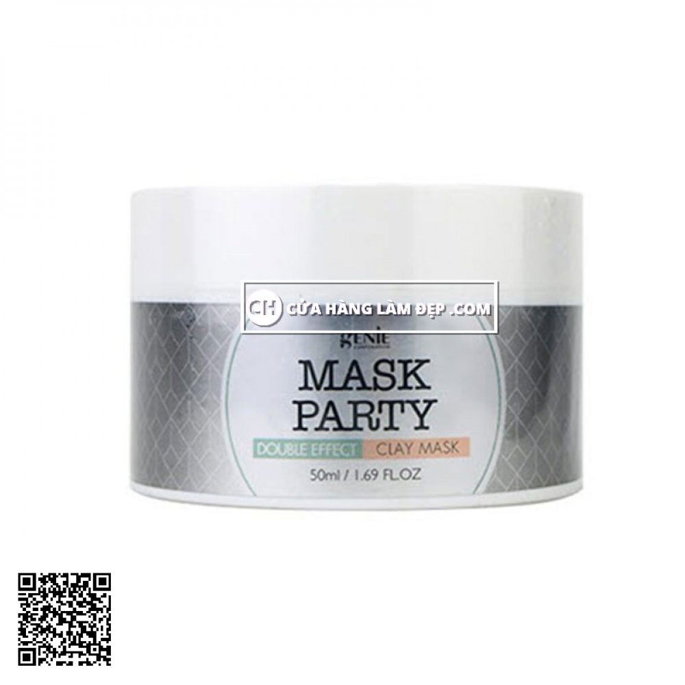 Mặt Nạ Đất Sét Genie Mask Party Double Effect Clay Mask