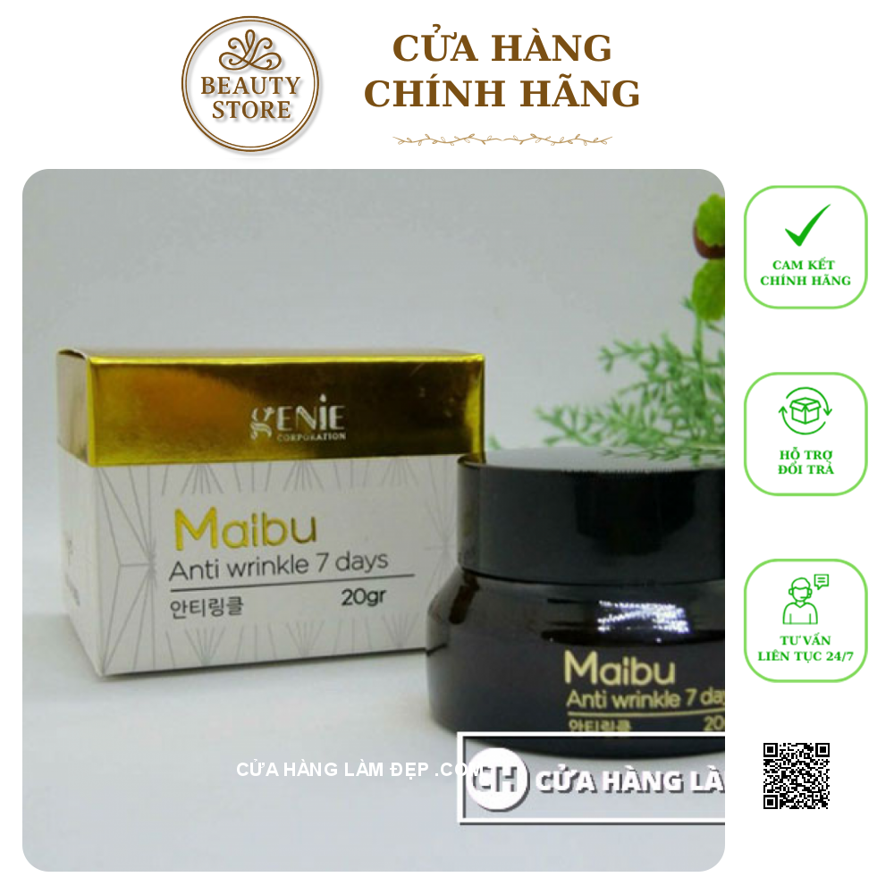 Kem Mờ Nám Genie Maibu Anti Wrinkle 7 Days