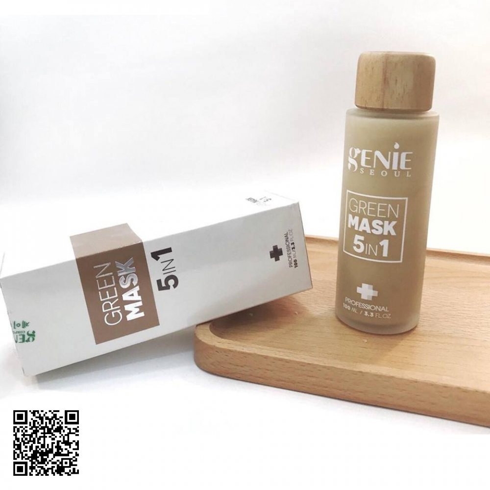 Mặt Nạ Tẩy Tế Bào Chết Genie Green Mask 5in1