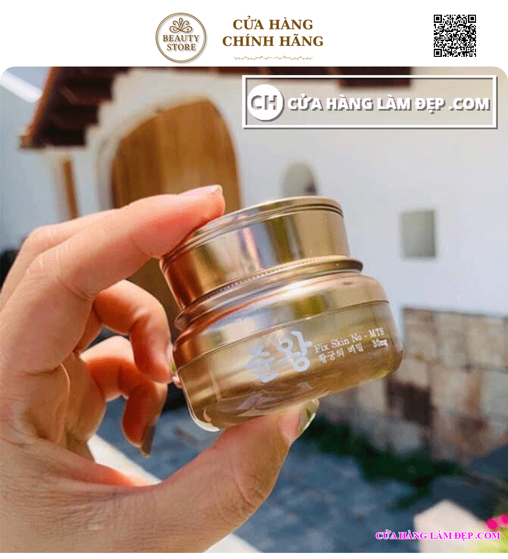 Kem giảm Sẹo Rỗ Đông Y Genie Non Fix Skin MTS Hoàng Cung Hàn Quốc