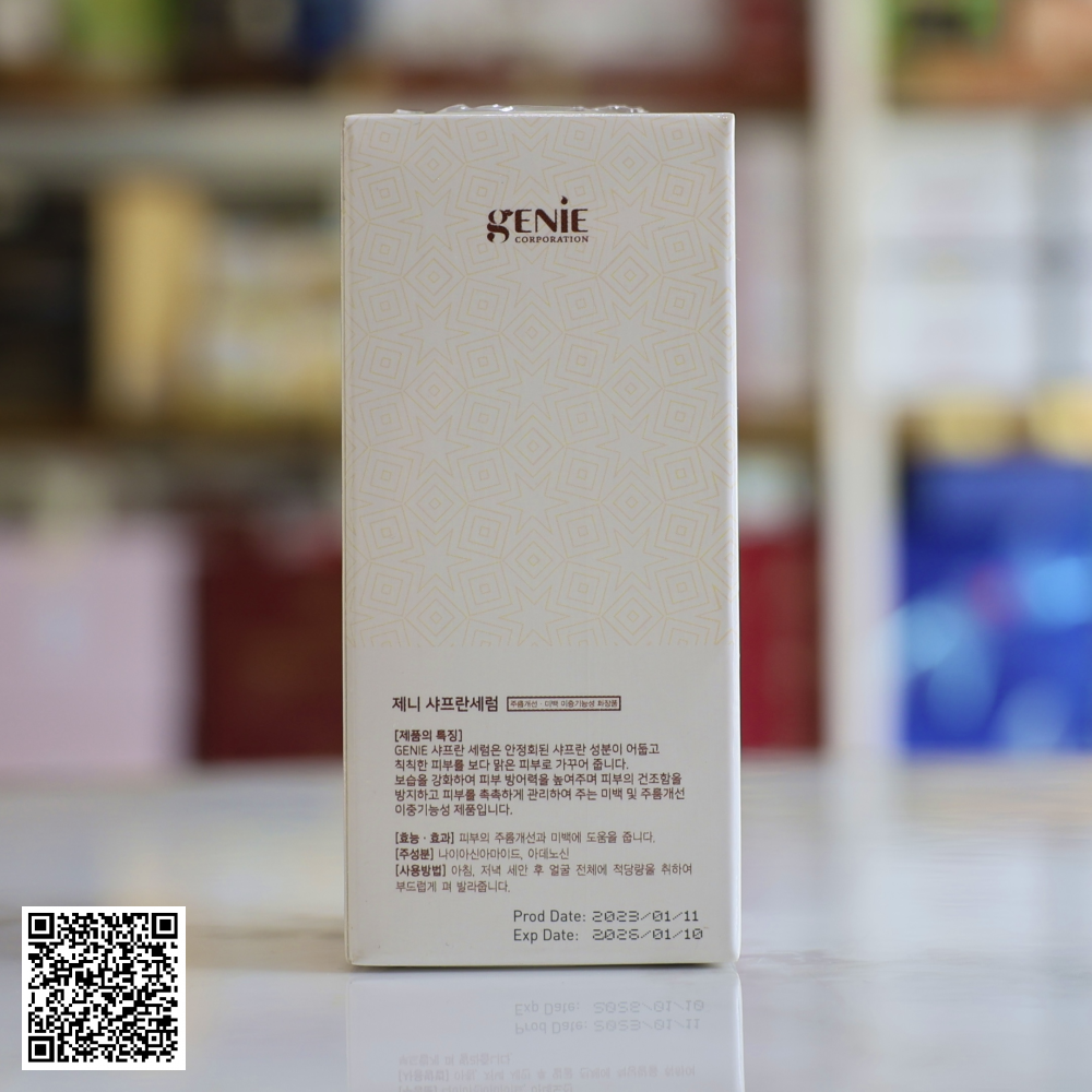 Serum Nhụy Hoa Nghệ Tây Genie Saffron Serum Glow Booster Whitening Age Delay