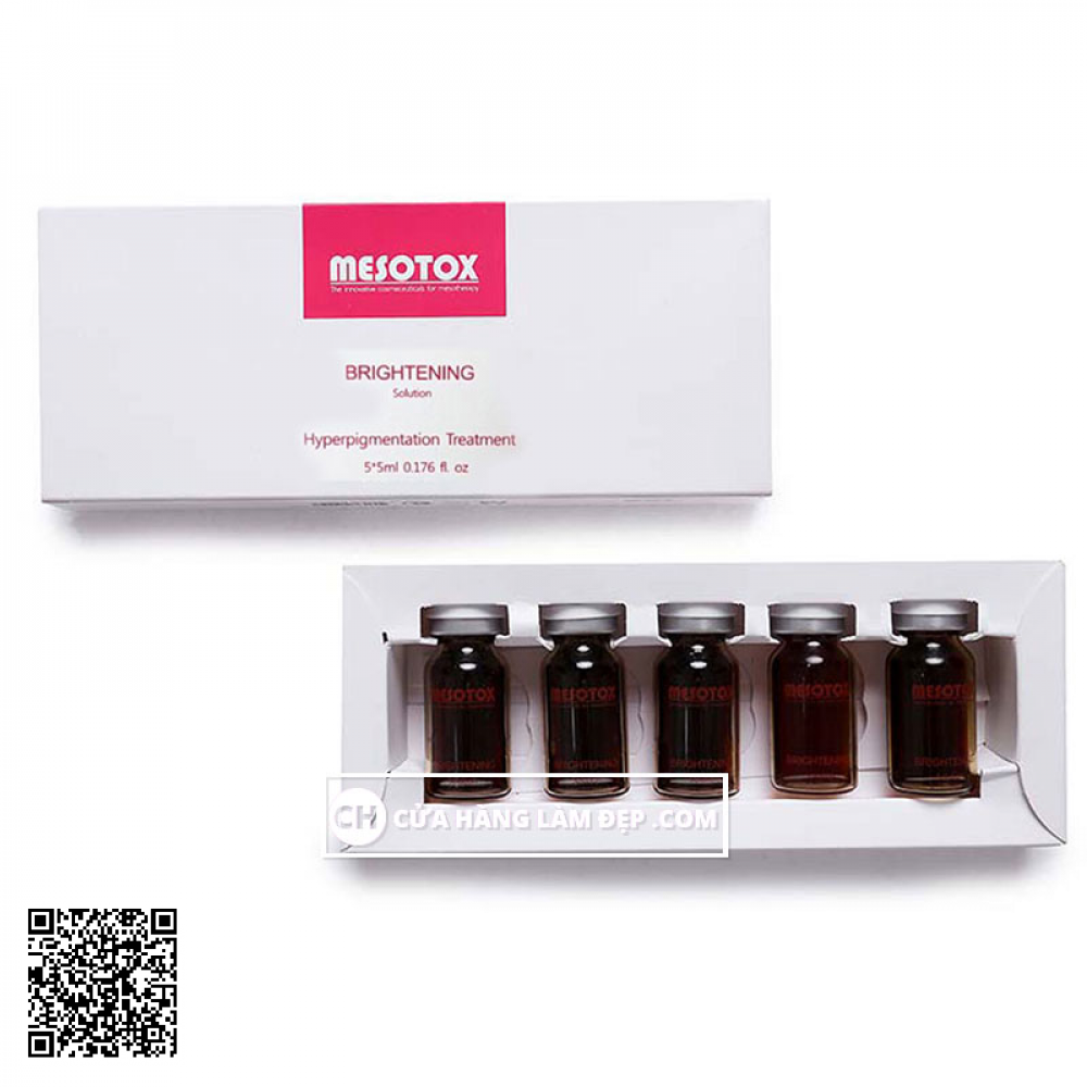Tinh Chất Mờ Nám, Trắng Da, Hỗ Trợ Ngừa Lão Hóa Hàn Quốc Mesotox Brightening Solution