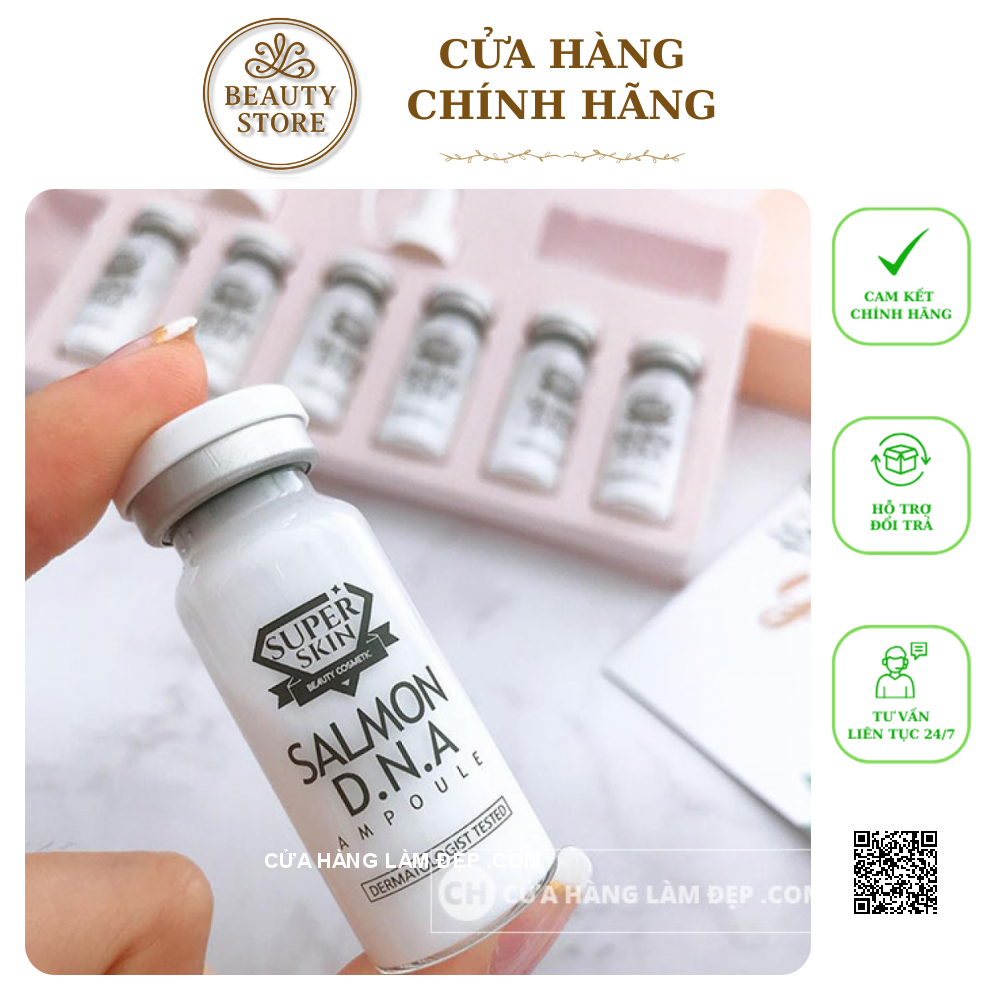 Tinh Chất Tế Bào Cá Hồi Super Skin Salmon DNA Ampoule Hàn Quốc
