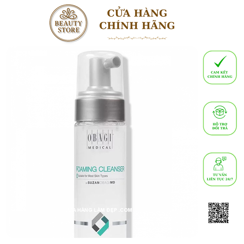 Sữa Rửa Mặt Cho Da Nhạy Cảm Obagi SuzanObagiMD Foaming Cleanser