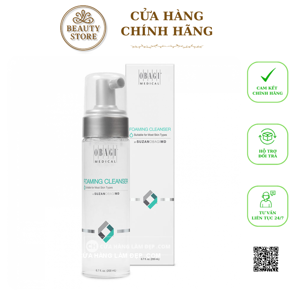 Sữa Rửa Mặt Cho Da Nhạy Cảm Obagi SuzanObagiMD Foaming Cleanser