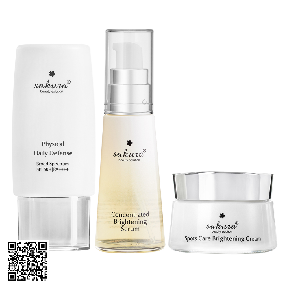 Bộ Sản Phẩm Trắng Da Sakura Brightening Set