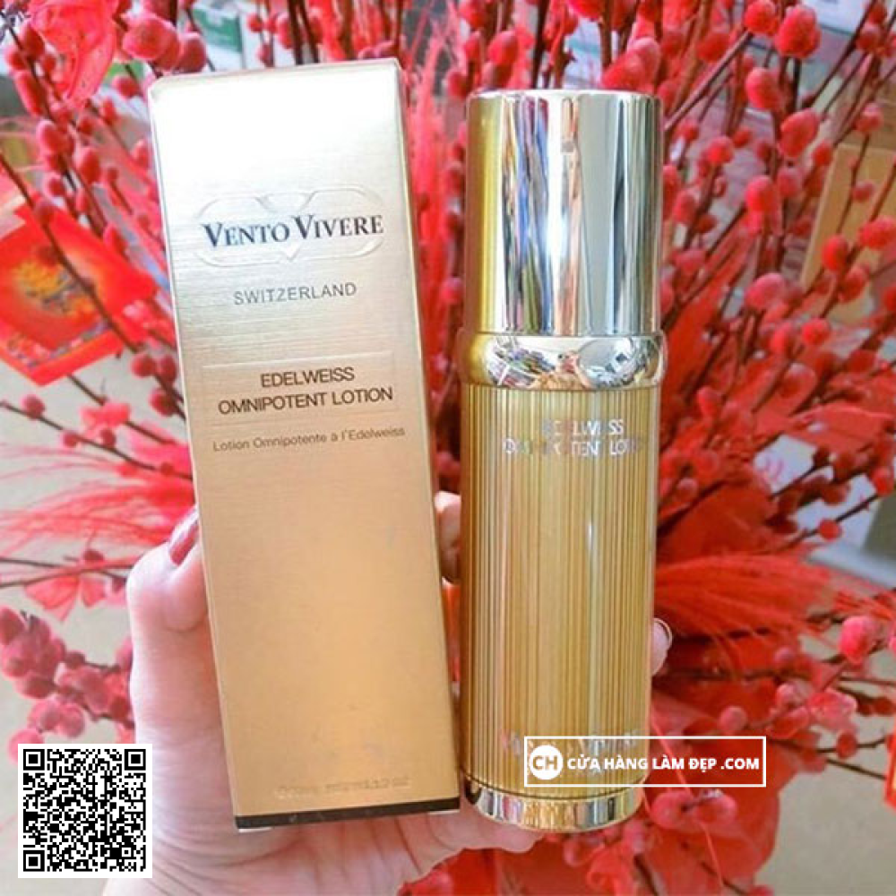 Lotion Edelweiss Omnipotent Lotion Vento Vivere Hoa Nhung Tuyết 50ml Thụy Sỹ 