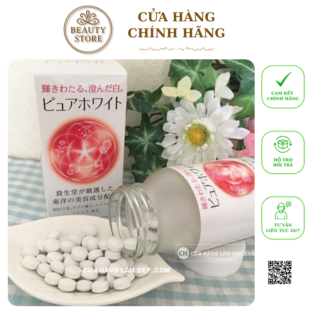 Viên Uống Trắng Da Shiseido Pure White 240 Viên