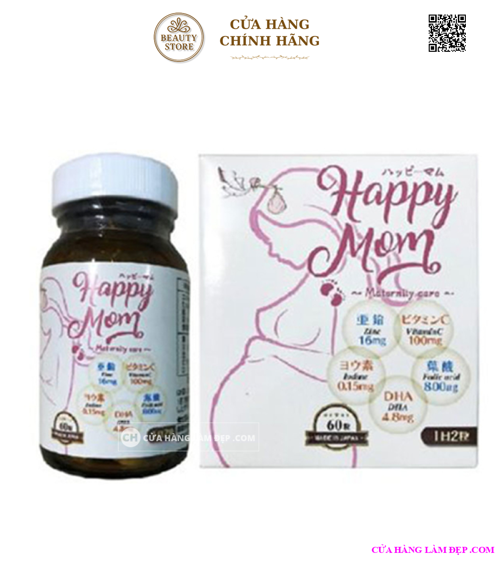 Vitamin Cho Phụ Nữ Mang Thai JpanWell Happy Mom