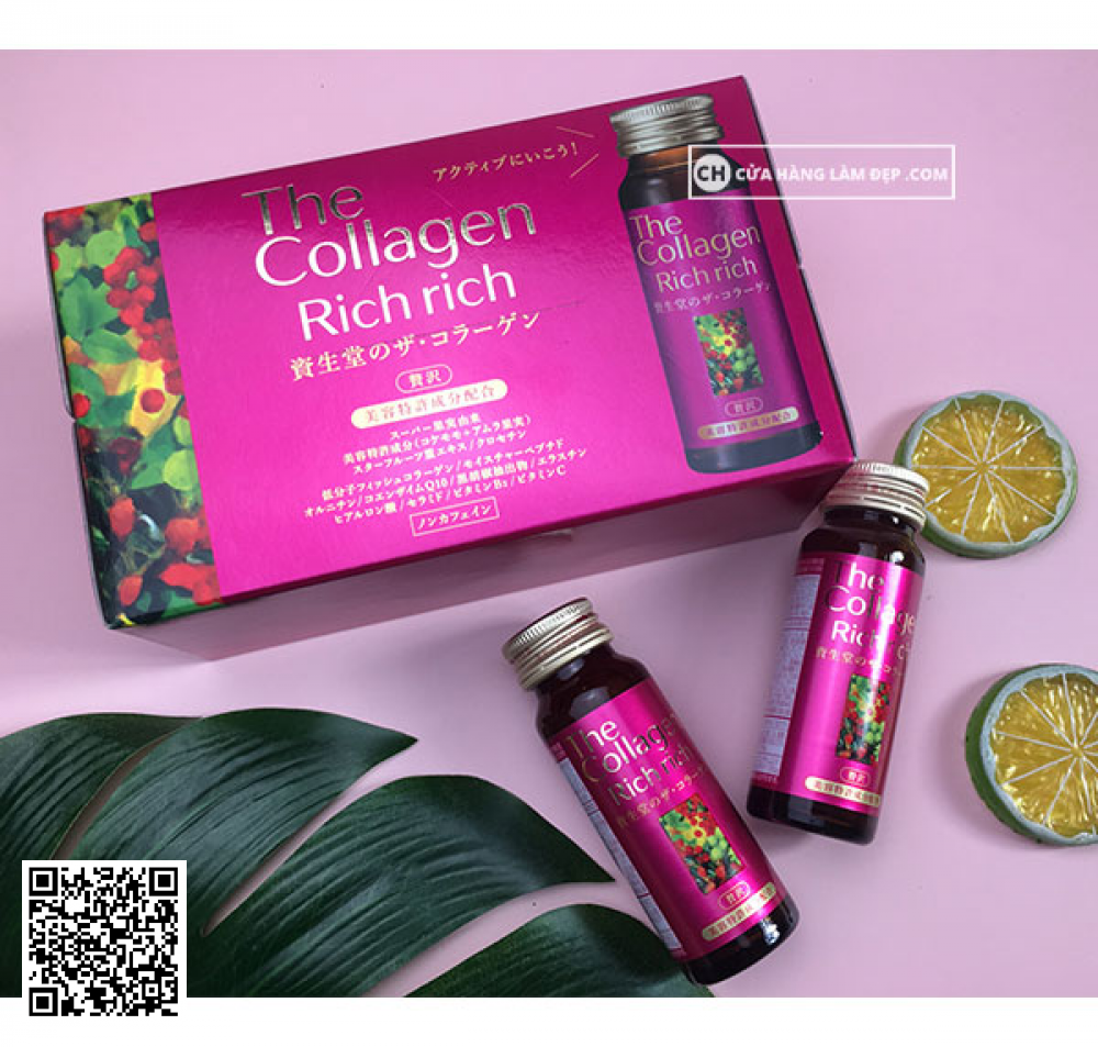     The Collagen Rich Rich Shiseido-Collagen Dạng Nước Uống Của Nhật