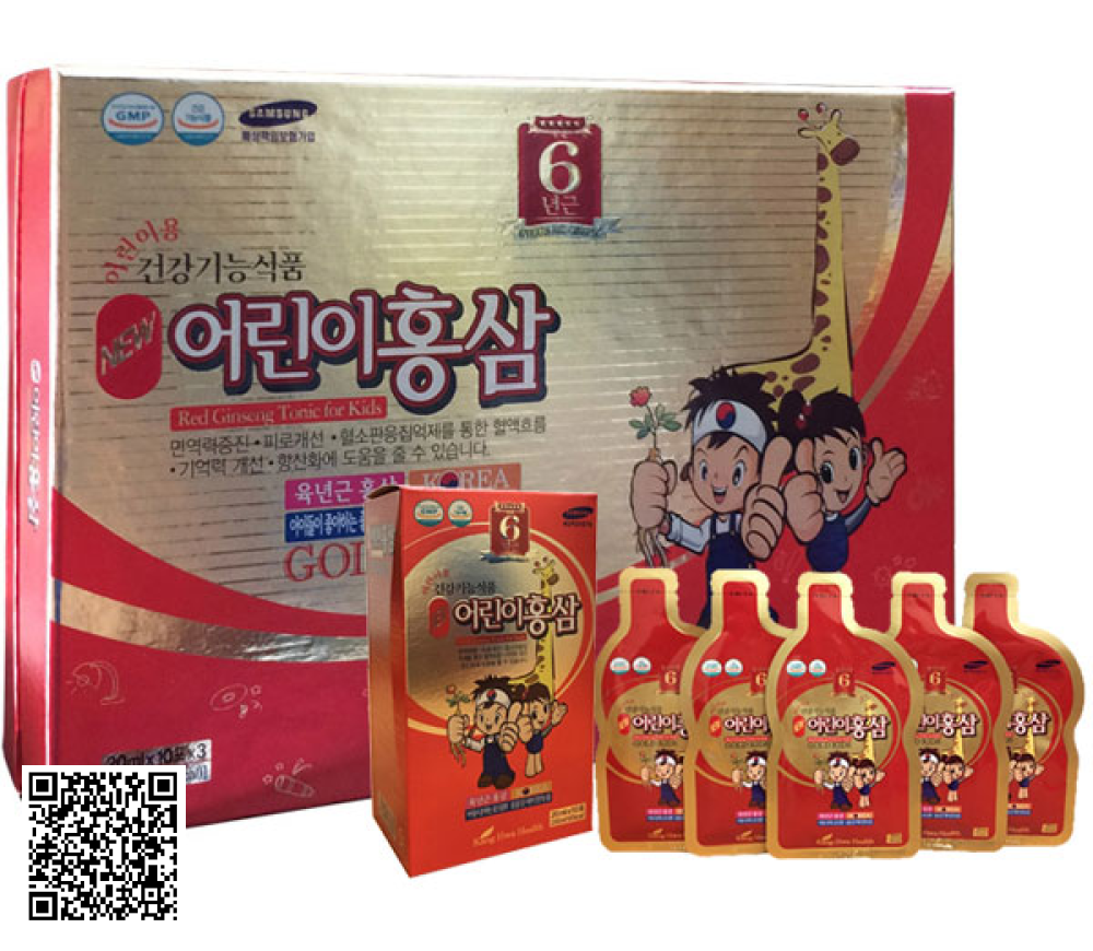  Nước Hồng Sâm Hươu Cao Cổ Kanghwa Hàn Quốc Cho Trẻ Em