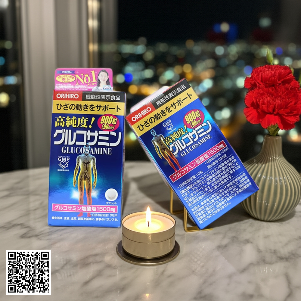 Viên Uống Glucosamine Orihiro 1500mg Của Nhật Loại 900 Viên