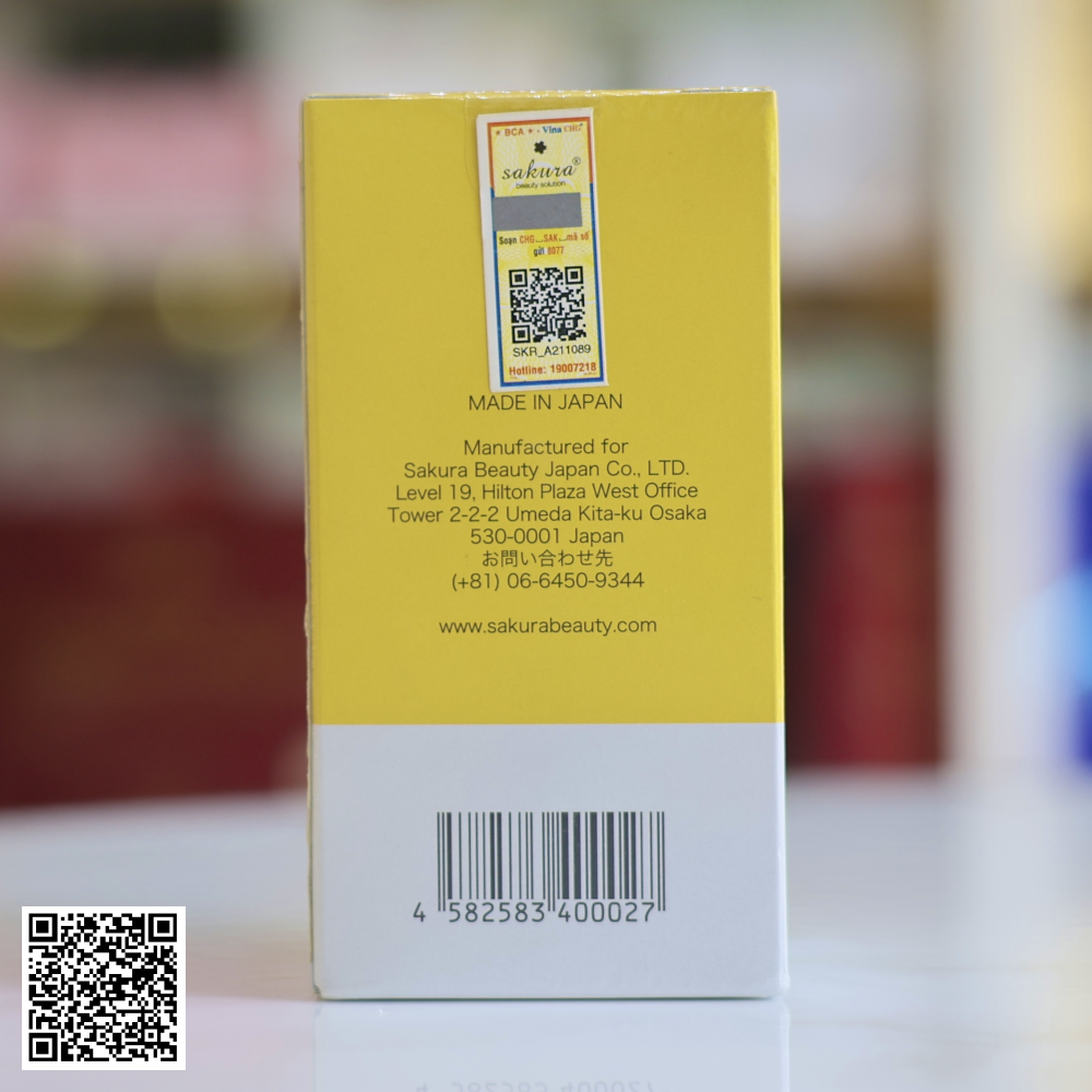  Viên Uống Trắng Da, Mờ Nám Sakura Vibrant Nhật Bản 150 Viên